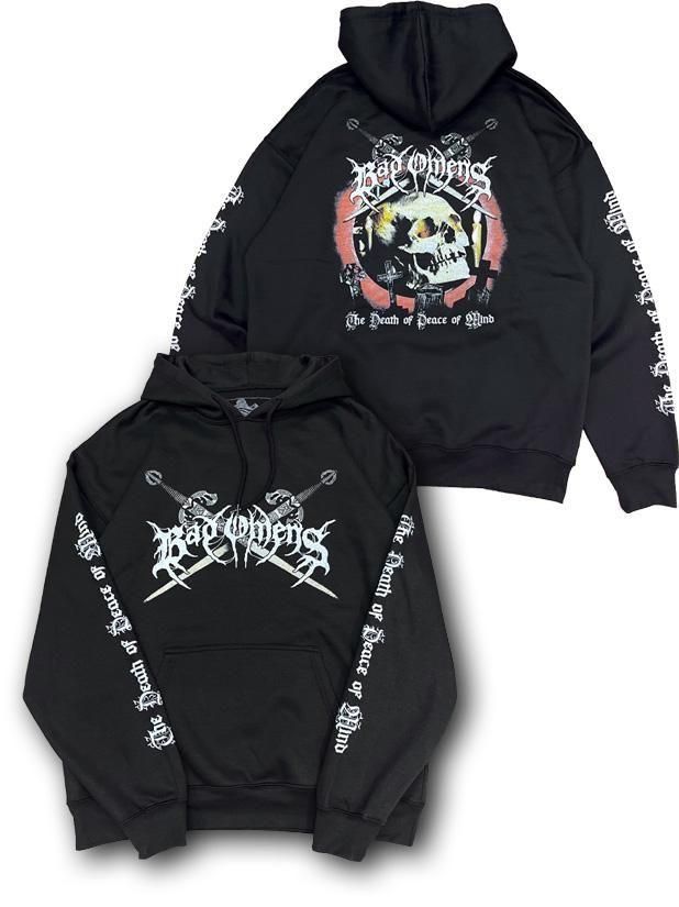 BAD OMENS / SKULL AND CANDLES HOOD