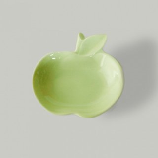 apple リンゴ小皿 ヒワ green / miyama