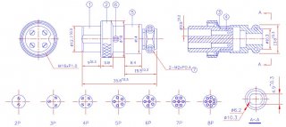 3.5mmƥ쥪ץ饰դ֥롦1.8M