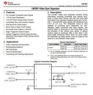 ナショセミ LM1881N - 樫木総業（株） 通信販売部