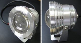 レンズ付き小型LED投光器　KDWS-10W-AC/DC12V