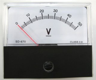 (特価)アナログ電圧計　KS-52