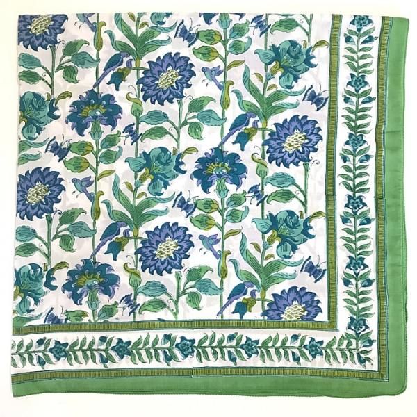 15%引き) ANOKHI スクエアスカーフ 115cm x 115cm - インドの