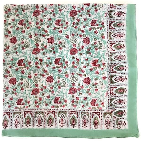 15%引き) ANOKHI スクエアスカーフ 115cm x 115cm - インドの