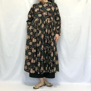 アトリエチャンドニー】 ブロックプリントマキシ丈フレア アトリエチャンドニー】 ブロックプリントマキシ丈フレア