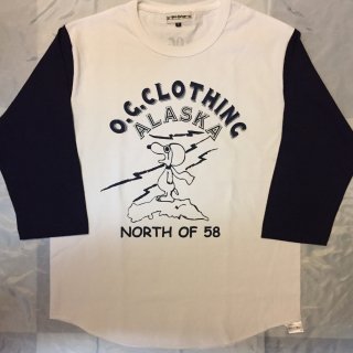 O.G.ALASKA 3/4 7.1oz T-shirts