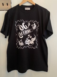 SKULL ON BOOK 6oz Open End S/S TEE