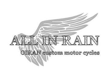 ALL-IN-RAIN  -OIRAN CUSTOM MOTORCYCLES- Harley motorcycle  parts 