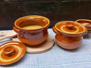 スペイン ブーニョ窯　両手鍋