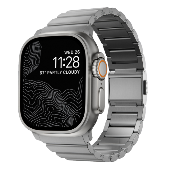 NOMAD Apple Watch Aluminum Band シルバー