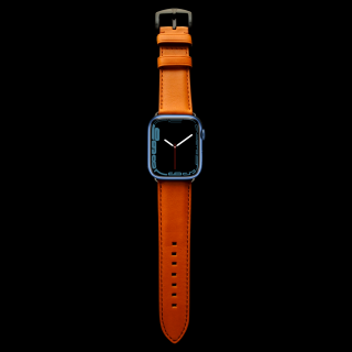 【次回入荷時期未定】alto Leather Strap for Apple Watch キャラメルブラウン（ブラック金具）49mm/45mm/44mm/42mm<img class='new_mark_img2' src='https://img.shop-pro.jp/img/new/icons61.gif' style='border:none;display:inline;margin:0px;padding:0px;width:auto;' />