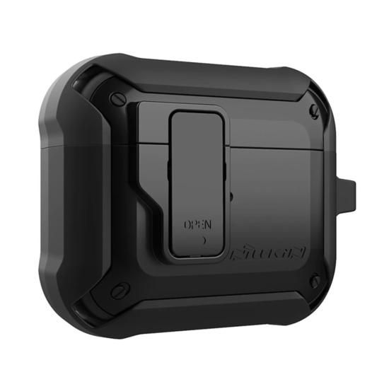 Nillkin 上蓋ロック搭載 AirPods 各機種対応 耐衝撃アーマーケース