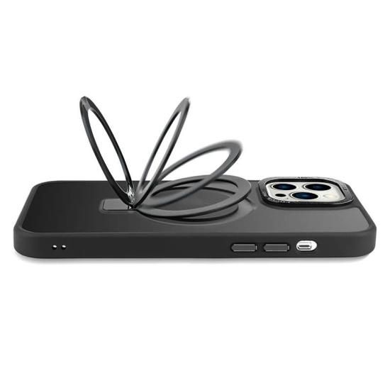 MagSafe対応 スタンド機能あり 2in1 PC+TPUケース サラサラ