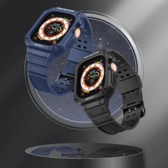 Apple Watch Ultra 49mm 用 耐衝撃ケース一体型アウトドアバンド