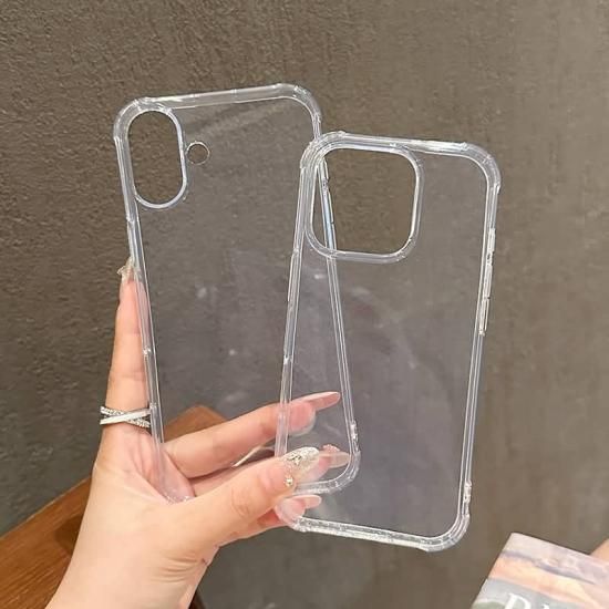 iPhone 16 シリーズ対応】透明ソフトケース クリアカバー TPUケース