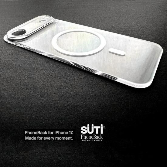 Suti PhoneBack クリア for iPhone Air バックパネル Suti PhoneBack