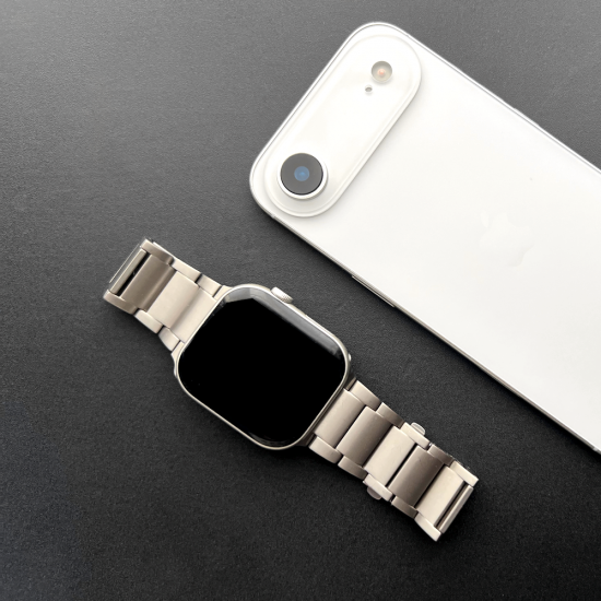MiNzさま　専用 MinZ Titanium Band Pro for Apple Watch シルバー 49mm/46mm