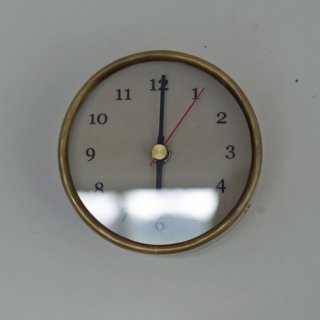 作業室時計(トレーシングペーパー文字盤)