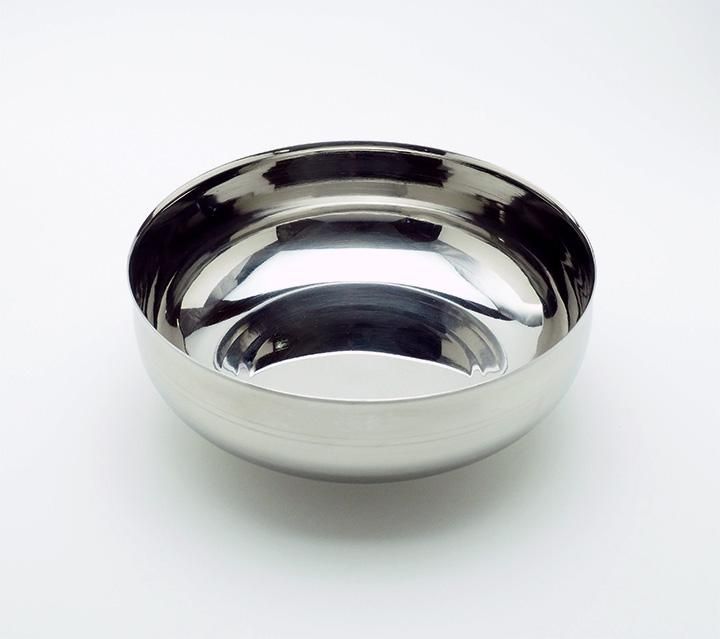 1層式 冷麺器（ステンレス製・直径約19.5cm） 韓国冷麺用皿 常温