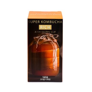 SUPER KOMBUCHA RICH スーパーコンブチャ リッチ 粉末165g(5.5g×30包) 【送料無料】常温便・クール冷蔵便・冷凍便可