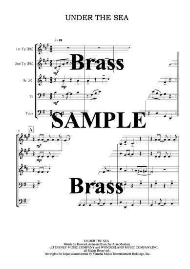 UNDER THE SEA 【金管五重奏】 - Hearts-Beat-Music（アカペラ本舗／弦