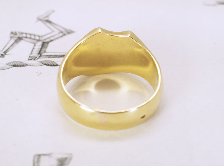 フ*す様 フランス アンティーク 18金 リング フランス【ヴィンテージ】エメラルド 18金リング - 西洋