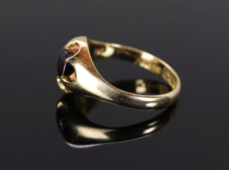 アンティークガーネットリング