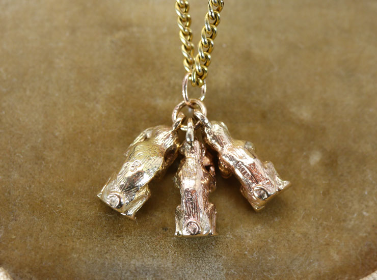 見ざる聞かざる言わざるチャーム