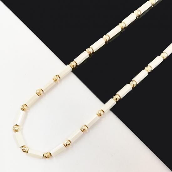 DisMoi ディモア ネックレス アスカブラック K18YG 43cm