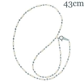 オリンポスブラック K18WG 43cm | ゼウス光石® ネックレス