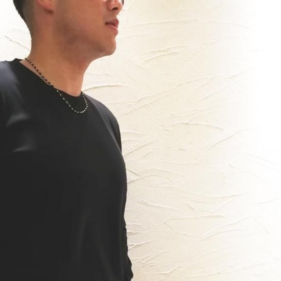 アスカブラック K18YGディモアネックレス 新品未使用 アスカブラック K18WG 50cm | ペンダントネックレス - 大幸