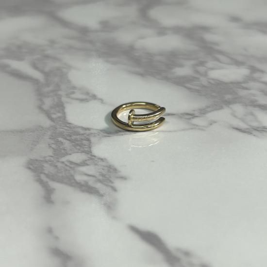 K18 YG nail ear cuffs