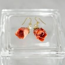 バラのかんざしローズ・本物の薔薇の簪通販・花の髪飾り