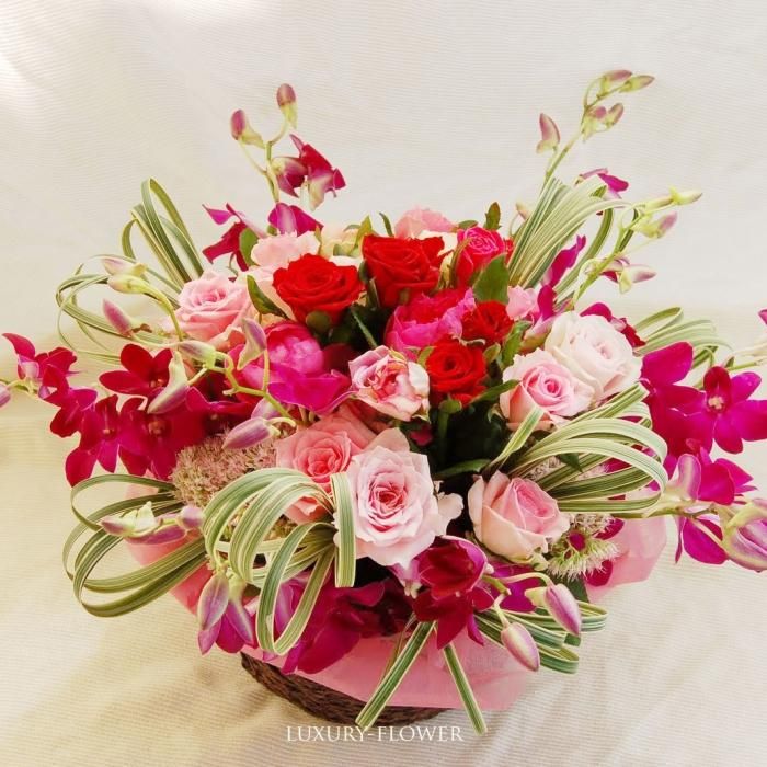 エルメス　アッシュトレイ　ピンクのお花 21781916.jpg