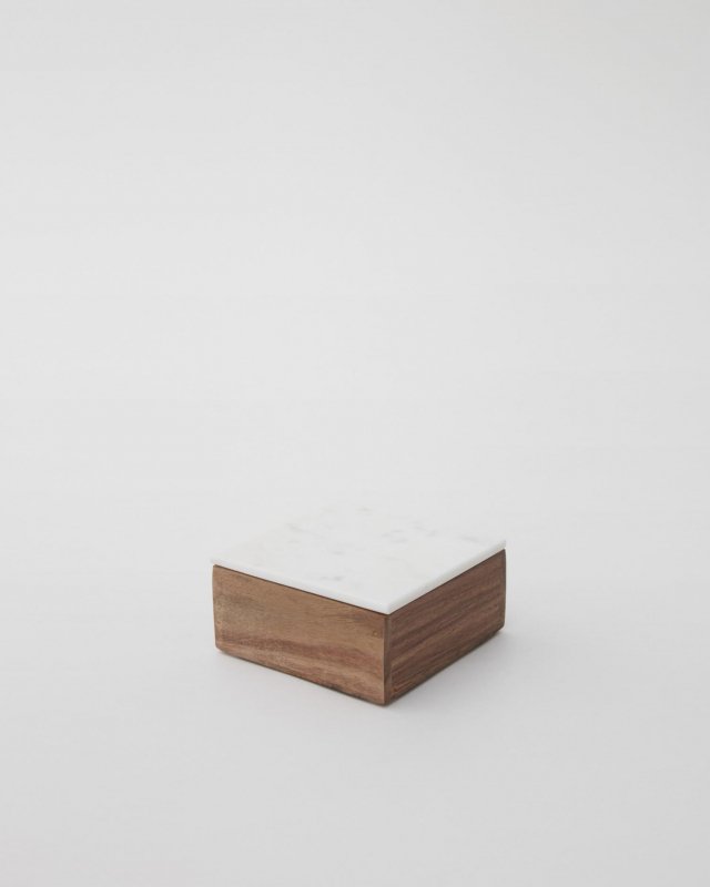 Nordstjerne  Wooden Box With Marble Lid - small