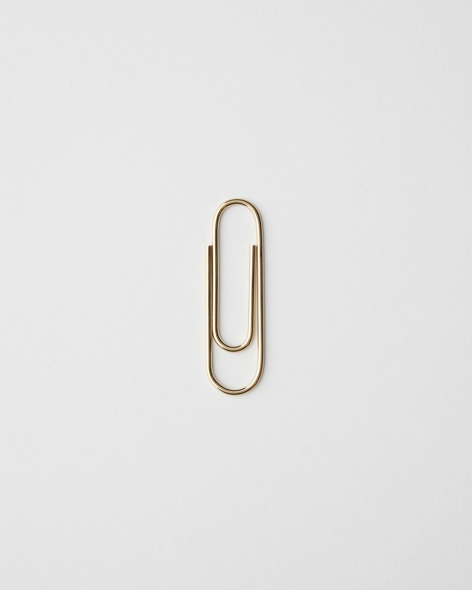 Carl Aubock Paperclip - Polished Brass - E store | 08book Carl Aubock Paperclip - Polished Brass - E store | 08book