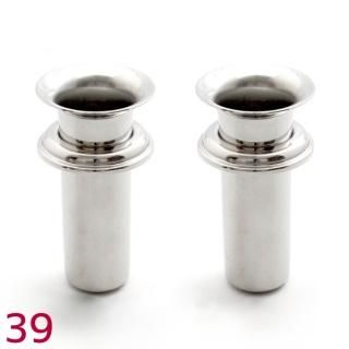 ステンレス花筒セット NO.5 花立 - 石材工具・墓所用品プロショップ 近藤砥石 Kzool (ケヅール)