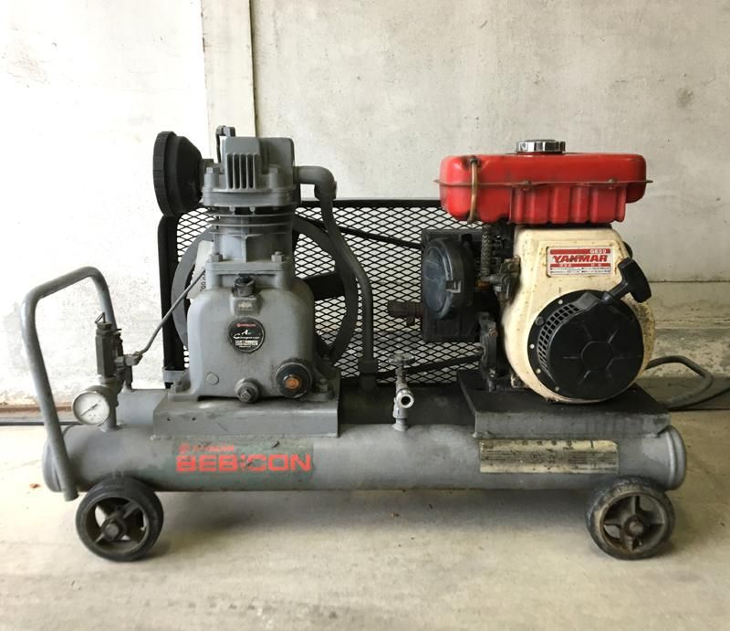 日立エンジンコンプレッサー 中古機械 石材工具 墓所用品プロショップ 近藤砥石 Kzool ケヅール