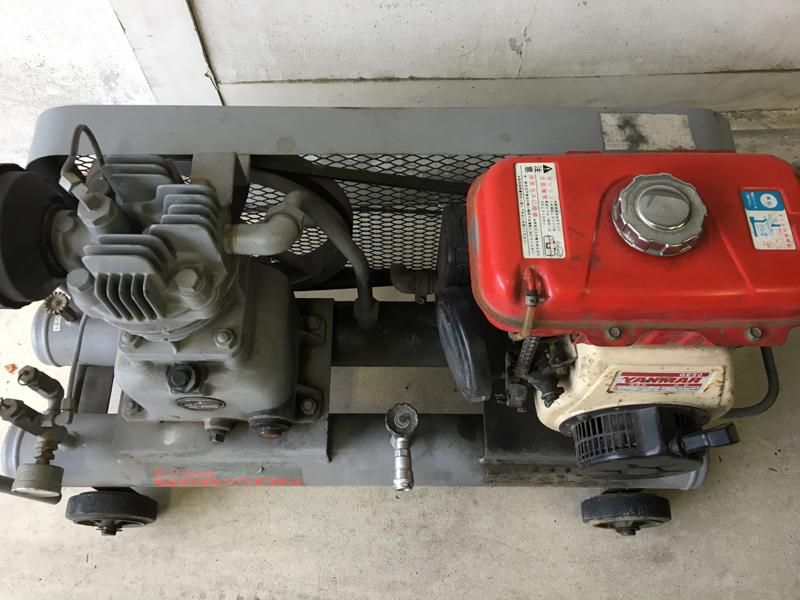 日立エンジンコンプレッサー 中古機械 - 石材工具・墓所用品プロ 日立エンジンコンプレッサー 中古機械 - 石材工具・墓所用品プロ