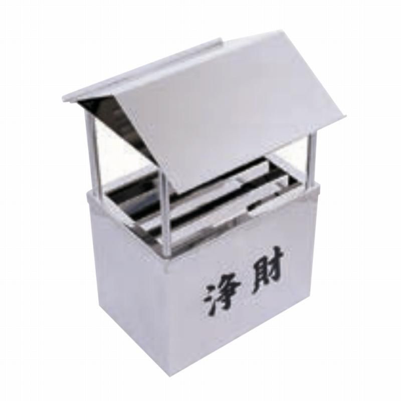 賽銭箱 屋根付き 固定用ボルト付 ステンレス製 (シルバー 賽銭箱 屋根付き 固定用ボルト付 ステンレス製 (シルバー