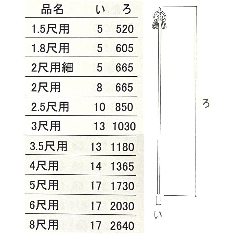 1.5尺~8.0尺用 錫杖 ステンレス製 - 石材工具・墓所用品プロ 1.5尺~8.0尺用 錫杖 ステンレス製 - 石材工具・墓所用品プロ