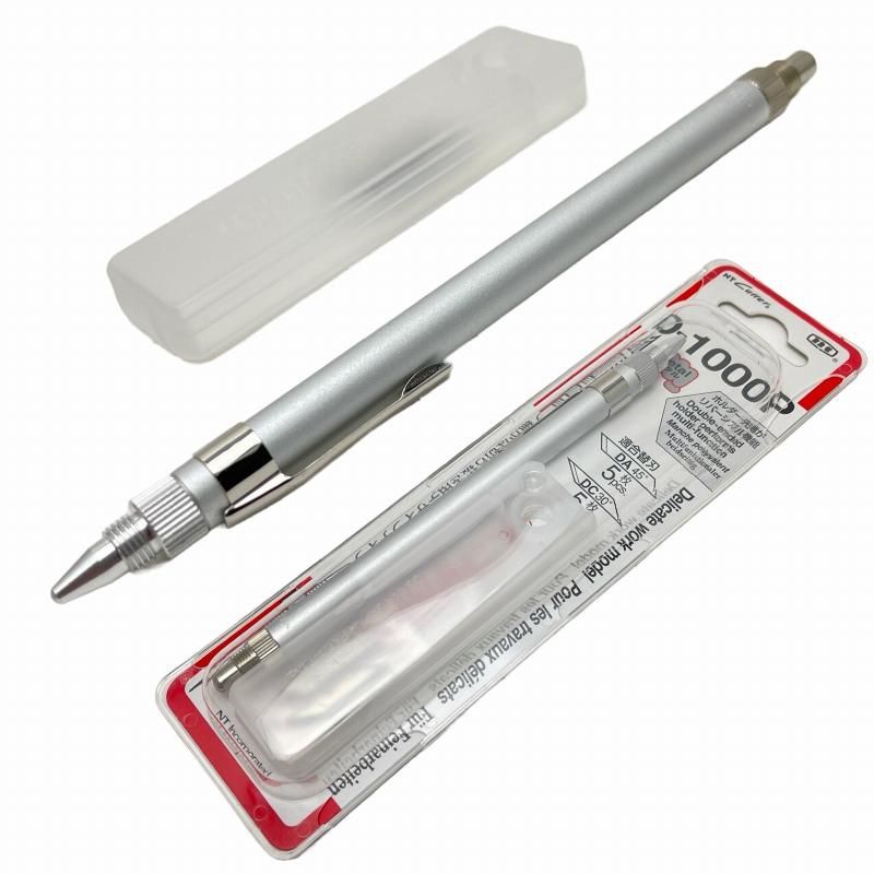【送料込】 デザインナイフ NTカッター D-1000P 石材 - (ゴム抜き用針付き) カッター・裁断用品
