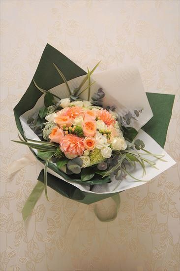 ラウンドブーケ オレンジ - fiesta