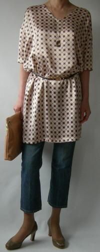 ドロップショルダーイージーワンピース 384 布と型紙のお店クルール ドロップショルダーイージーワンピース 384 布と型紙のお店クルール