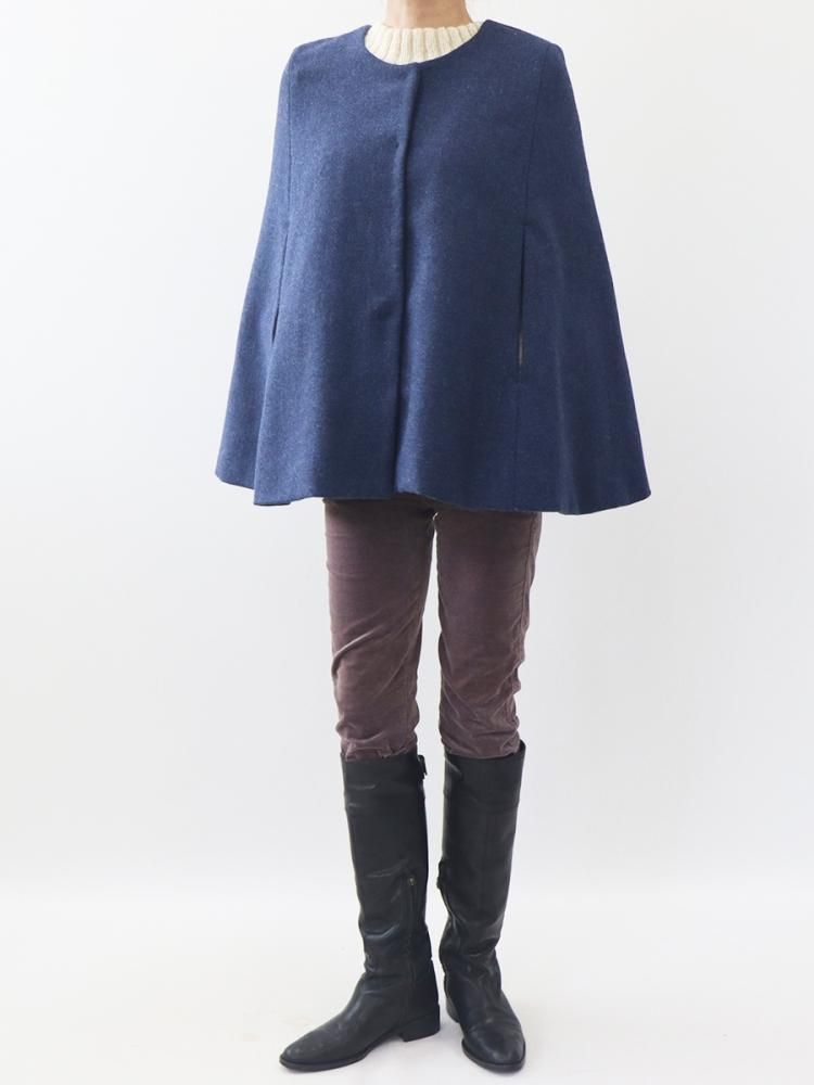 シンプルポンチョ【436】 - 布と型紙のお店クルール