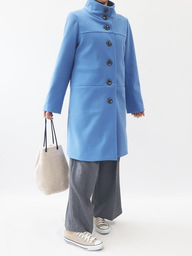 スタンドカラーコート【211】 - 布と型紙のお店クルール