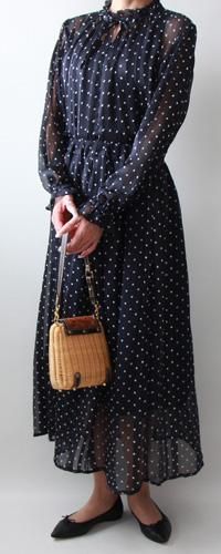 フリルネックブラウス【731】 - 布と型紙のお店クルール