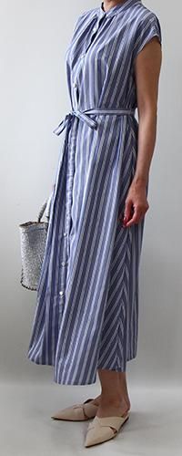 スタンドカラーワンピースⅡ【812】 - 布と型紙のお店クルール