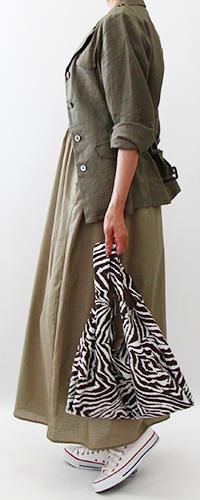 ノースリーブロングワンピース 0 布と型紙のお店クルール