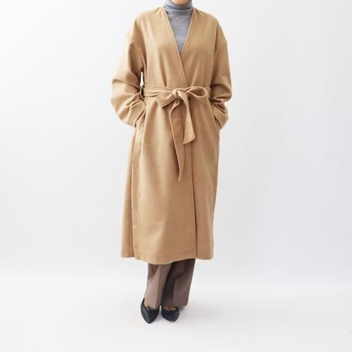ロングガウンコート【849】 - 布と型紙のお店クルール ロングガウンコート【849】 - 布と型紙のお店クルール